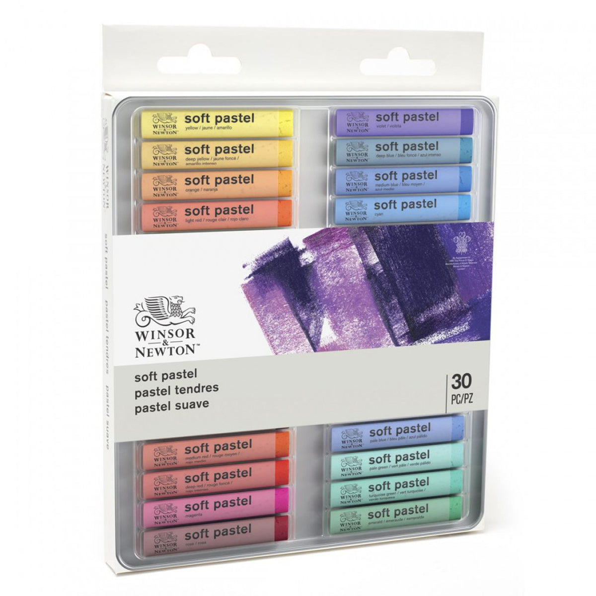 Estojo Giz Pastel Seco Soft Winsor & Newton com 30 Cores