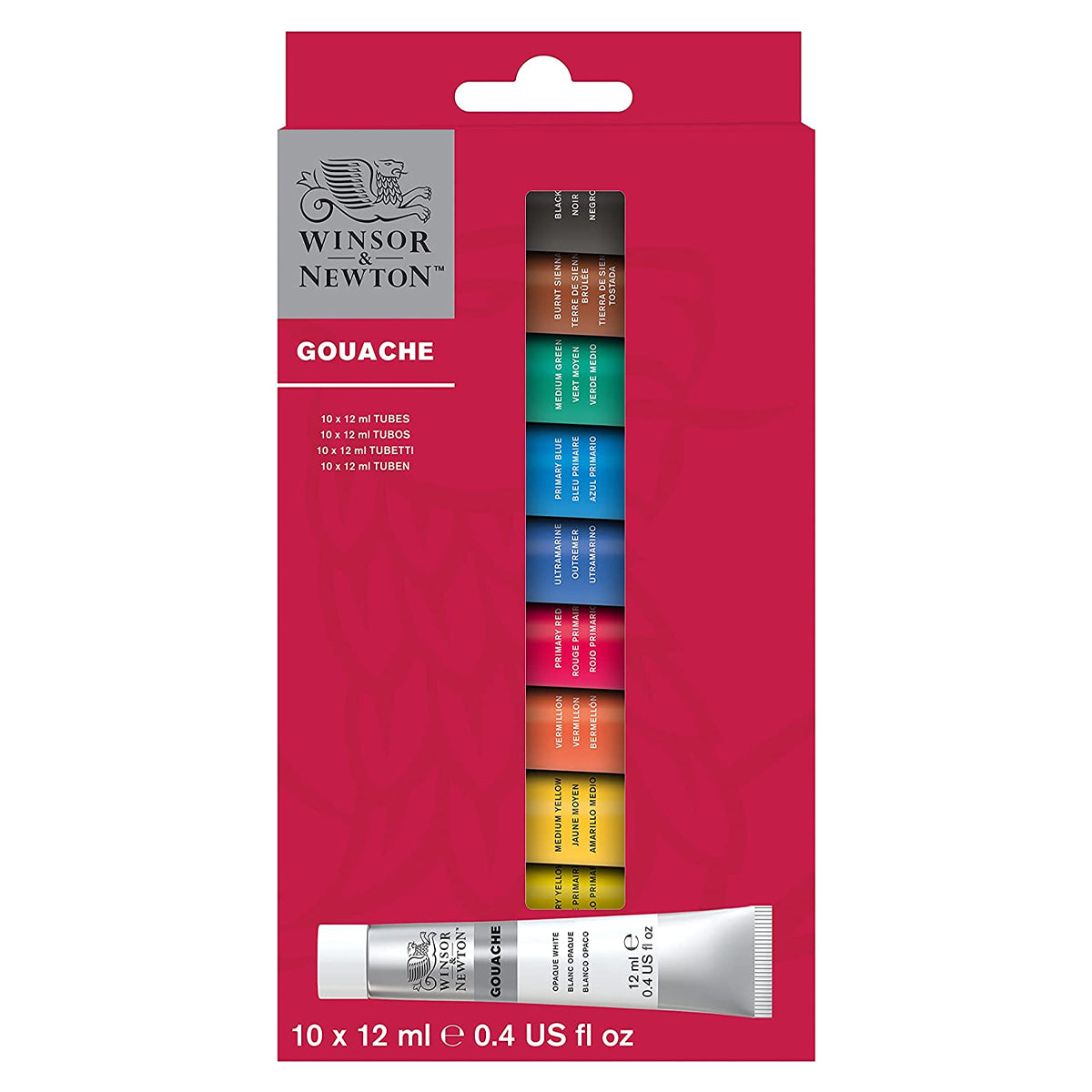 Estojo Tinta Guache Winsor & Newton 12ml com 10 Cores