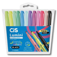 Marca Texto Lumini Trend Colors 12 Unidades - 5.7676 - Cis