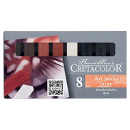 Estojo de Bastões Artísticos Cretacolor com 8 Cores 404 99
