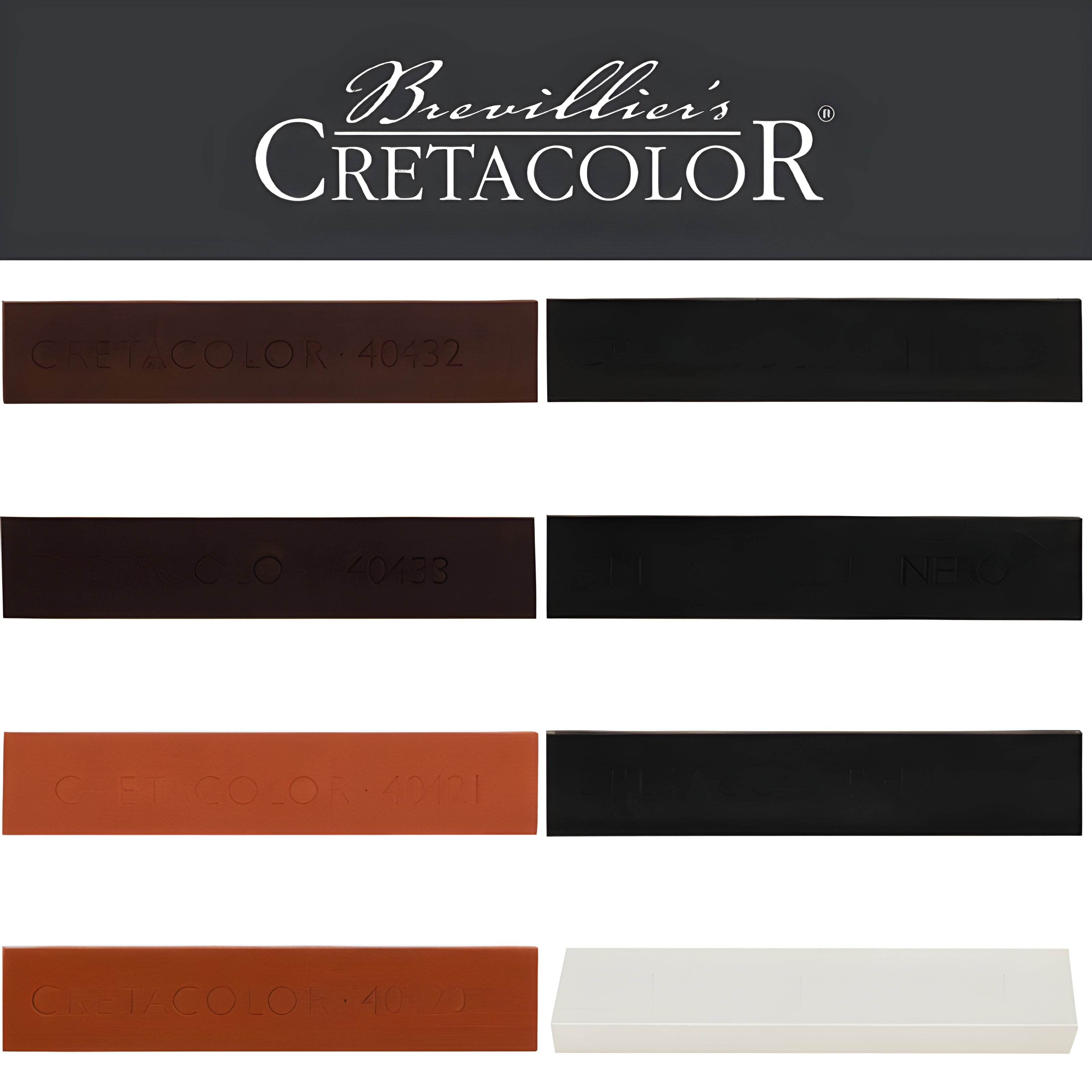 Estojo de Bastões Artísticos Cretacolor com 8 Cores 404 99