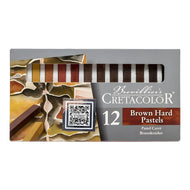 Estojo de Giz Pastel Cretacolor Artístico com 12 Cores Marrom 484 12