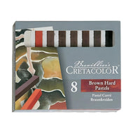 Estojo de Giz Pastel Cretacolor Artístico com 8 Cores Marrom 484 08