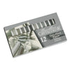 Estojo de Giz Pastel Cretacolor Artístico com 12 Cores Cinza 485 12
