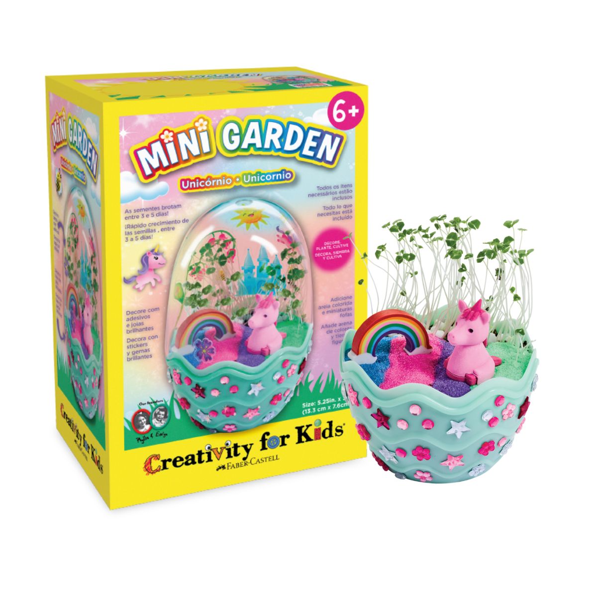Mini Jardim Unicórnio Creativity For Kids 6242900 - Faber-castell