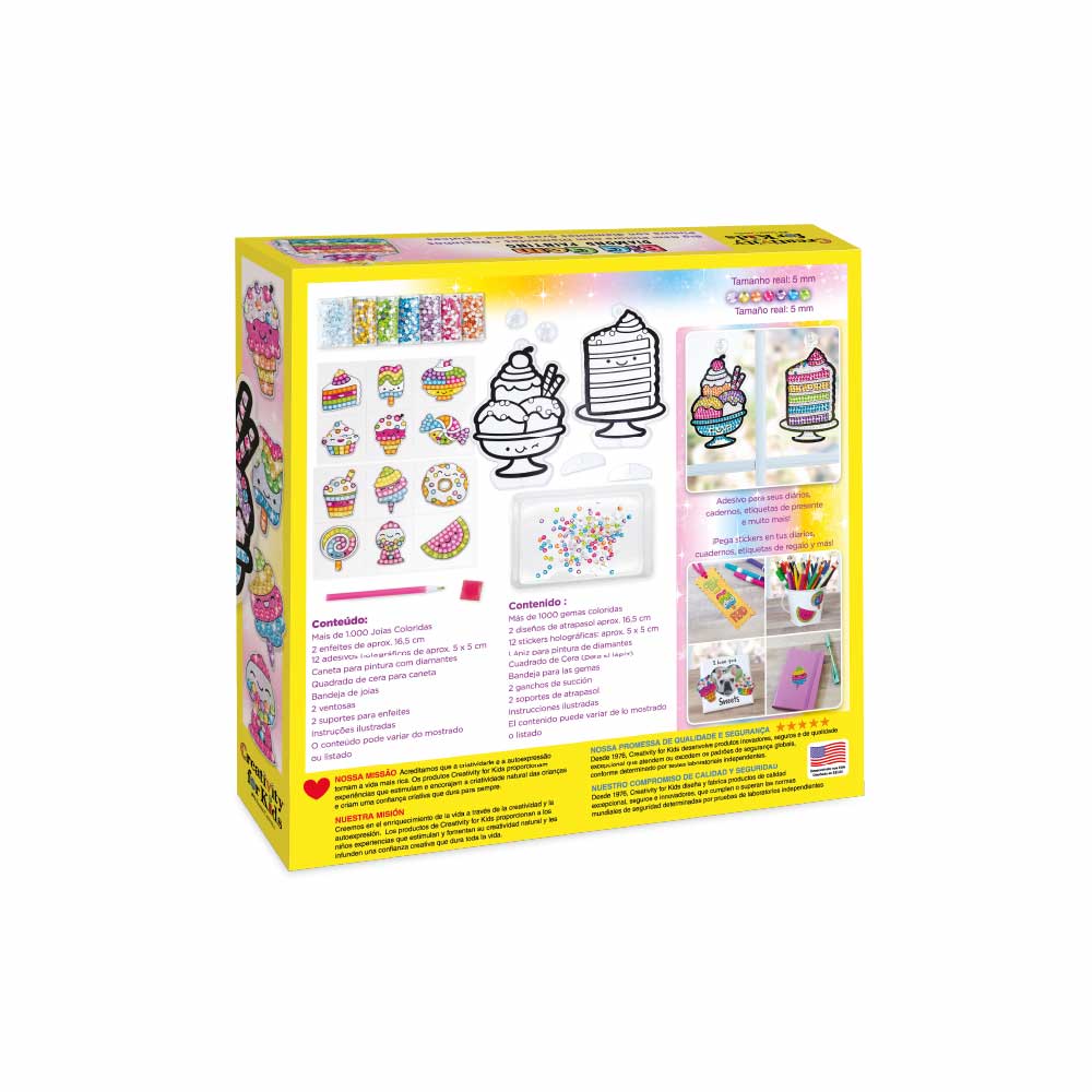 Pintura com Diamante - Mágica Creativity For Kids 6245900 - Faber-castell