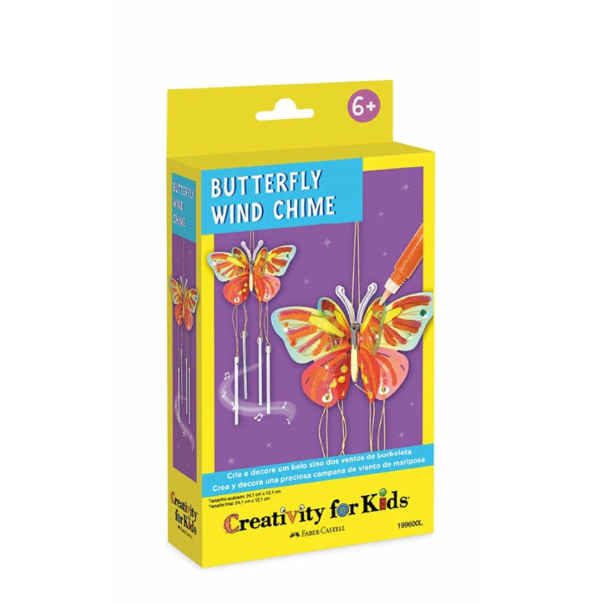 Kit Sino dos Ventos Borboleta Creativity For Kids 1996900 - Faber-castell