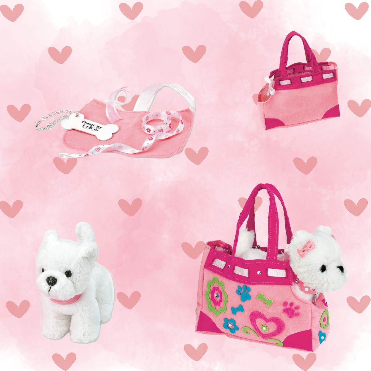 Kit Cachorrinho de Pelúcia para Decorar Creativity For Kids 1238900 - Faber-castell