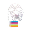 Kit Adesivos Decorativos Borboleta e Arco-íris Creativity For Kids 6272900 - Faber-castell