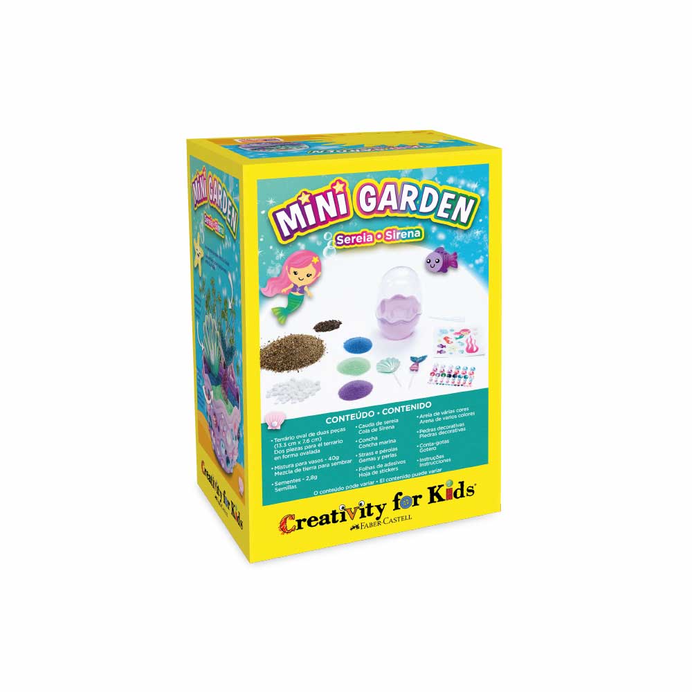 Mini Jardim Sereia Creativity For Kids 6243900 - Faber-castell