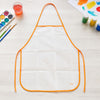 Avental Infantil Plástico Branco 48x39cm para Pintura e Atividades Artísticas - Brw