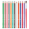 Estojo Lápis de Cor Mega Aquarelável com 24 Cores + Pincel - Tris