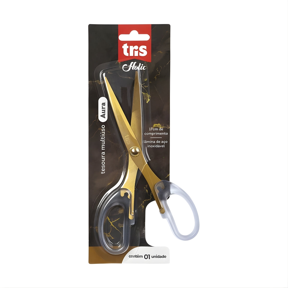 Tesoura Multiuso Holic Aura Aço Inoxidável - Tris