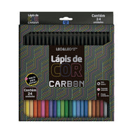 Estojo Lápis de Cor Carbon com 24 Cores 4431 - Leo & Leo