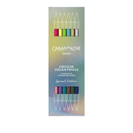 Lápis de Co Bicolor Caran D'ache Prismalo Claim Your Style com 6 Lápis (Edicao Especial)
