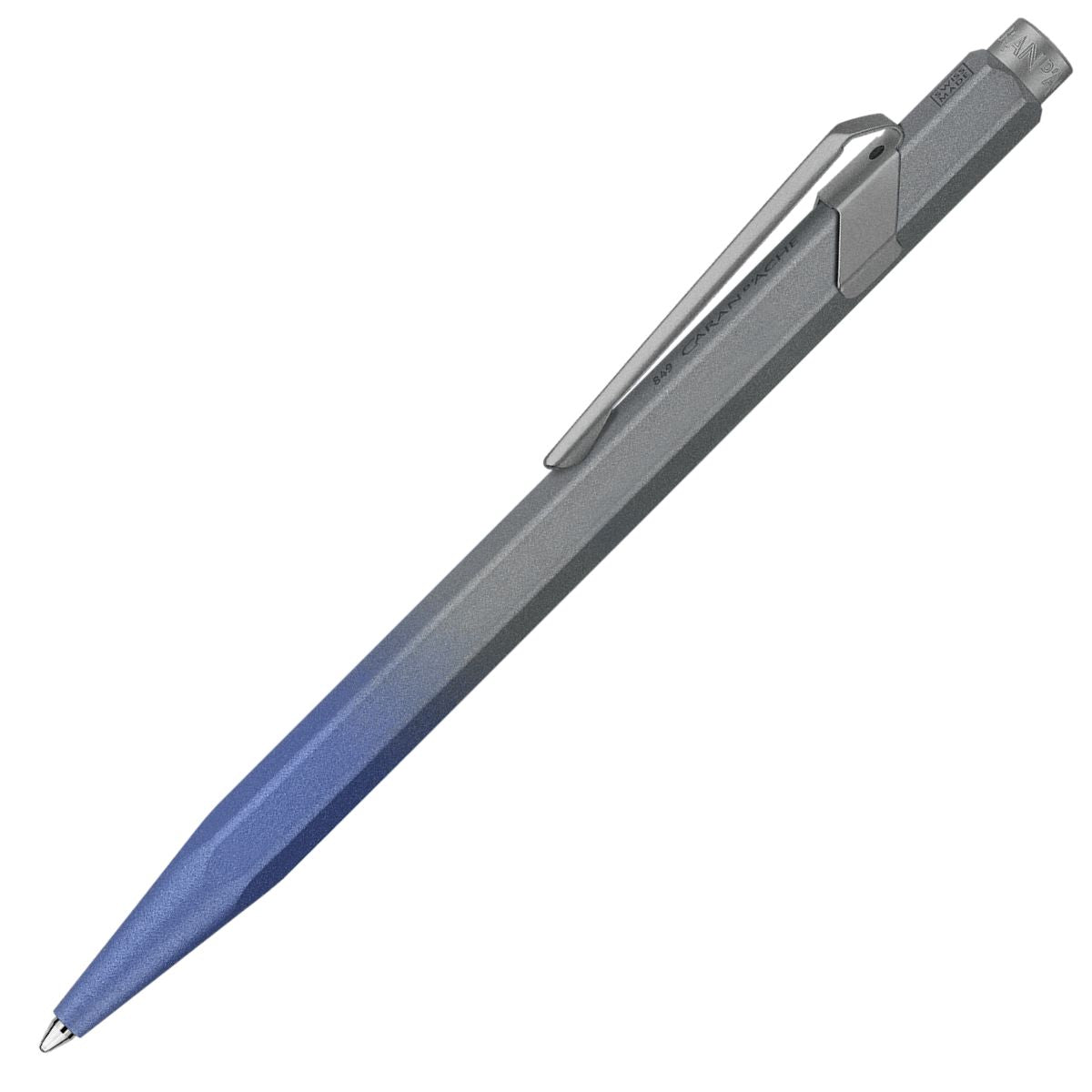Caneta Esferográfica 849 Caran D'ache Claim Your Style com Estojo de Lata  - Stormy Blue