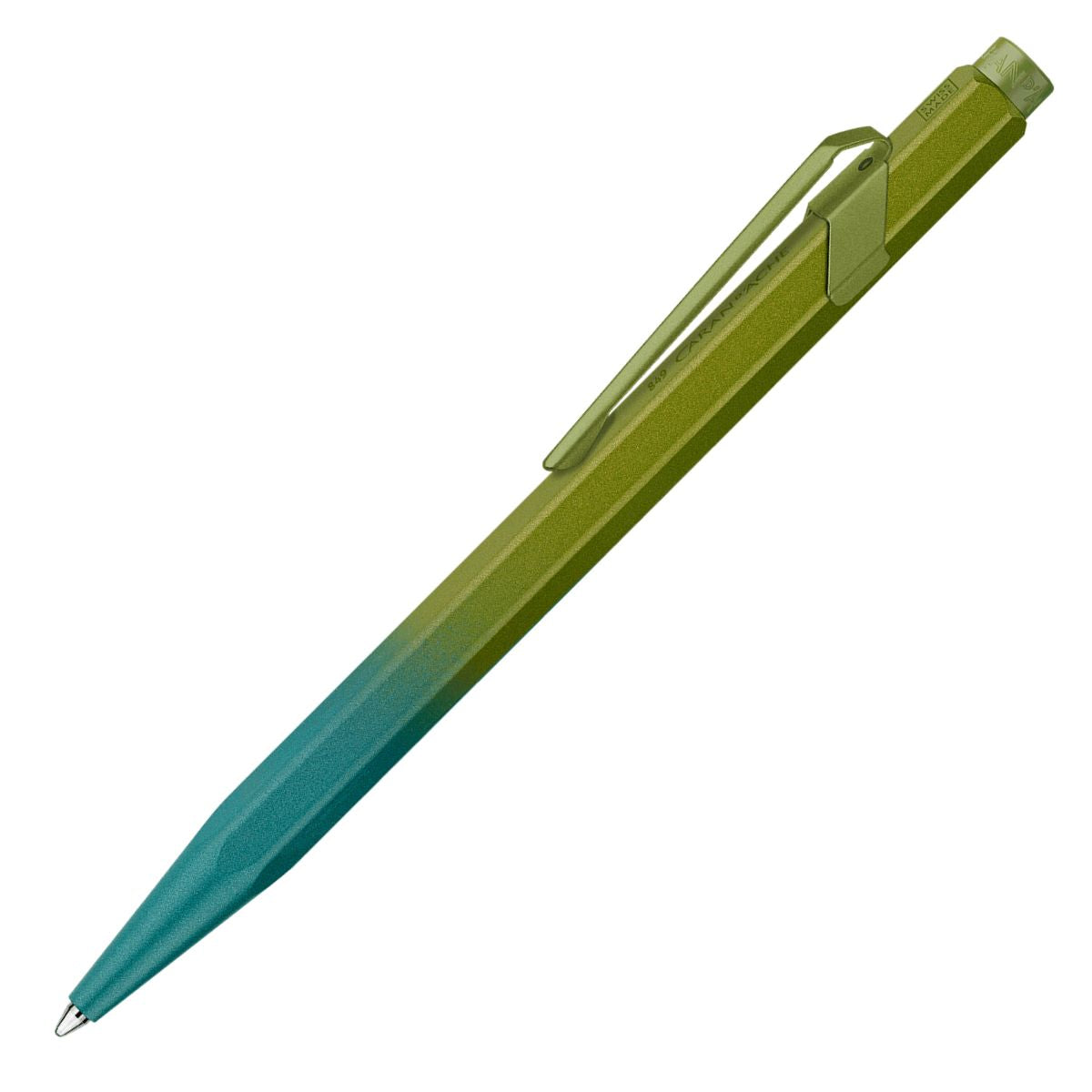 Caneta Esferográfica 849 Caran D'ache Claim Your Style com Estojo de Lata - Arctic Green