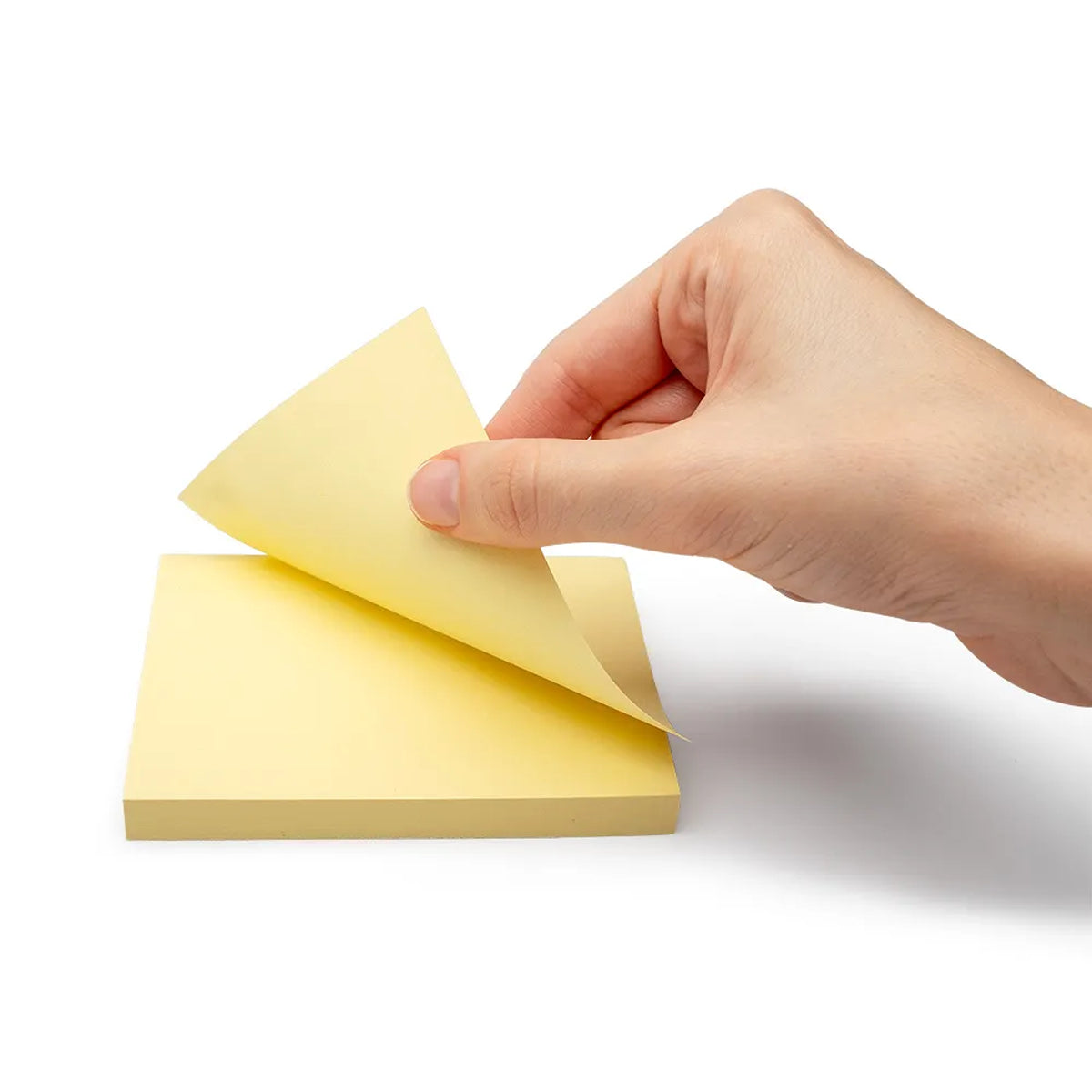 Bloco Notas Adesivas Eco Amarelo Pastel 7,6 X 7,6cm com 100 Folhas - Molin