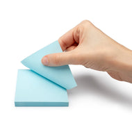 Bloco Notas Adesivas Eco Azul Pastel 7,6 X 7,6cm com 100 Folhas - Molin