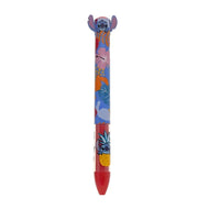 Caneta Bicolor Retrátil Stitch Ponta 1,0 Azul e Vermelho - Molin