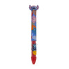 Caneta Bicolor Retrátil Stitch Ponta 1,0 Azul e Vermelho - Molin