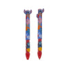 Caneta Bicolor Retrátil Stitch Ponta 1,0 Azul e Vermelho - Molin