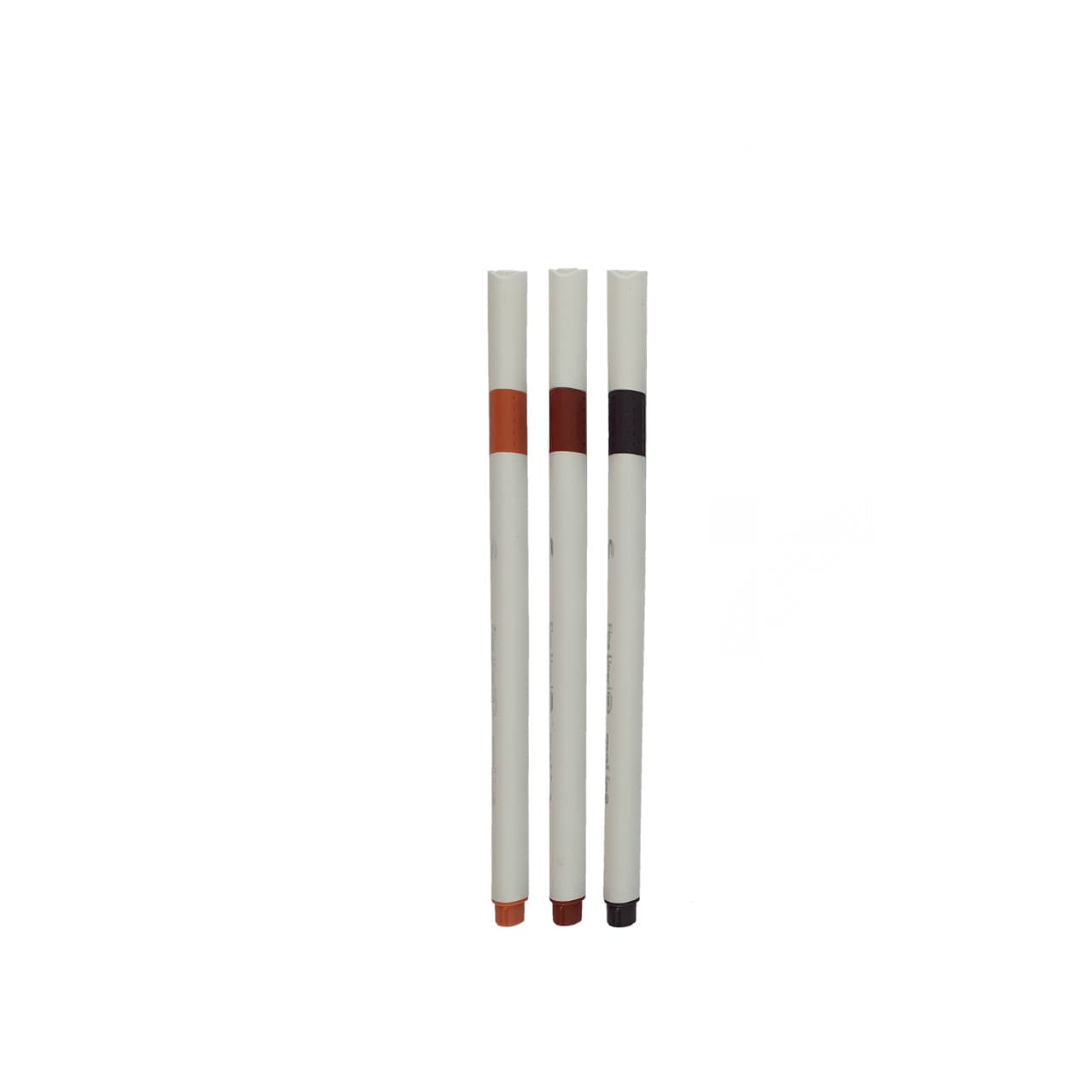 Estojo Caneta Fineliner Ponta 0,4 com 6 Cores Tons Marrom/preto - Molin