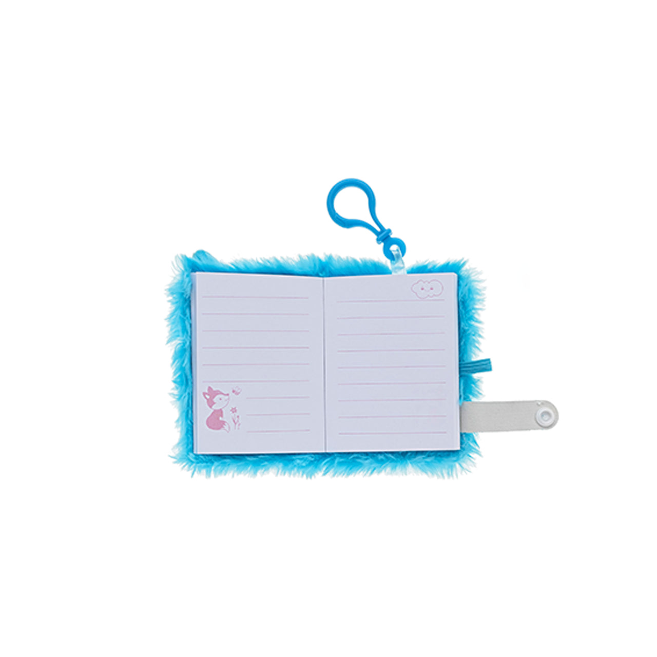 Mini Caderno Fantasy Love Raposa e Caneta 4 Cores - Molin