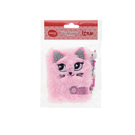 Mini Caderno Fantasy Love Gato e Caneta 4 Cores - Molin