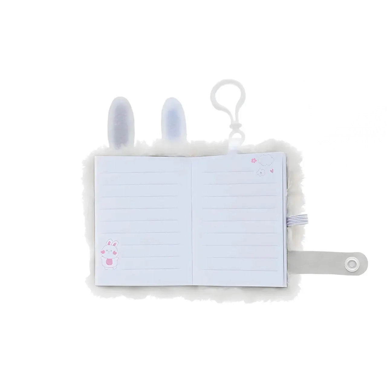 Mini Caderno Fantasy Love Coelho e Caneta 4 Cores - Molin
