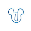 Estojo Clips Face Mickey com 12 Unidades - Molin