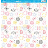 Papel para Scrapbook Essencial Coleção Mundo Magico Fogos 30,5x30,5cm para Scrapbook e Papelaria Criativa Se-023 - Litoarte