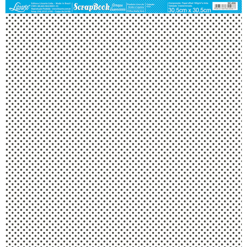 Planner Semanal Floral 22 P 30,5x30,5cm para Scrapbook e Papelaria Criativa Se-006 - Litoarte