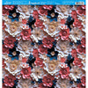 Papel para Scrapbook Estampas Basicas Coleção Floral 3d Flores Coloridas Diversas 30,5x30,5cm para Scrapbook e Papelaria Criativa Sbb-220 - Litoarte