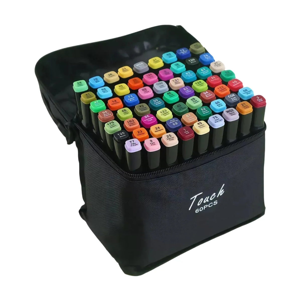 Estojo Marcador Profissional Touch Ponta Dupla 60 Cores