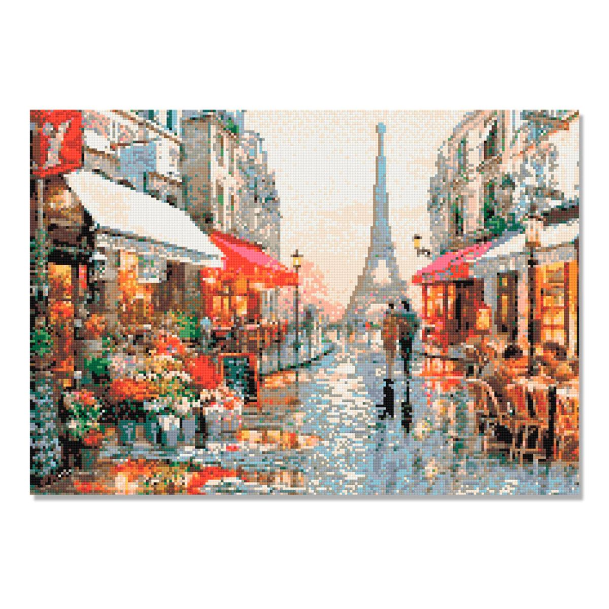 Kit de Pintura com Diamante 60x42cm - Paris Artístico