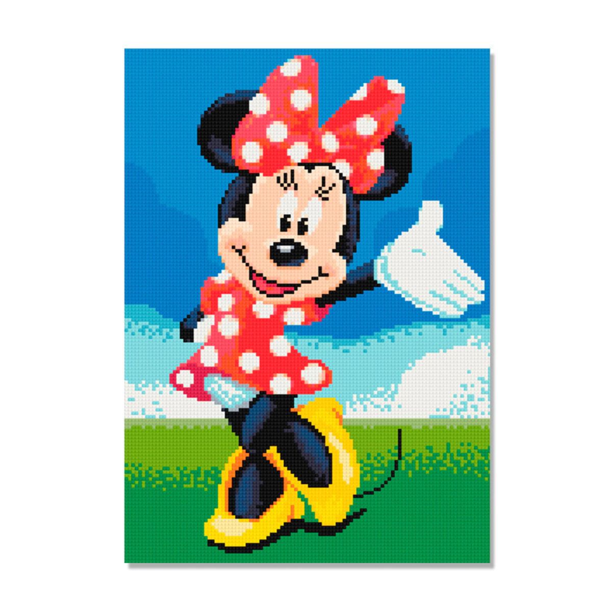 Kit de Pintura com Diamante 30x42cm - Minnie