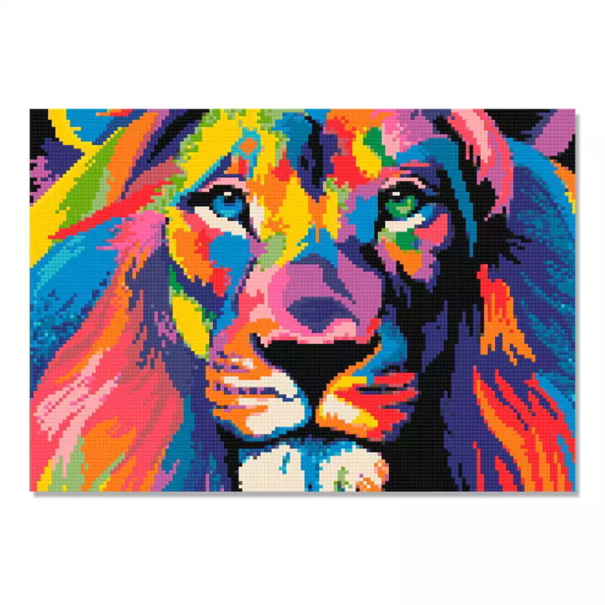 Kit de Pintura com Diamante 60x42cm - Leão Pop