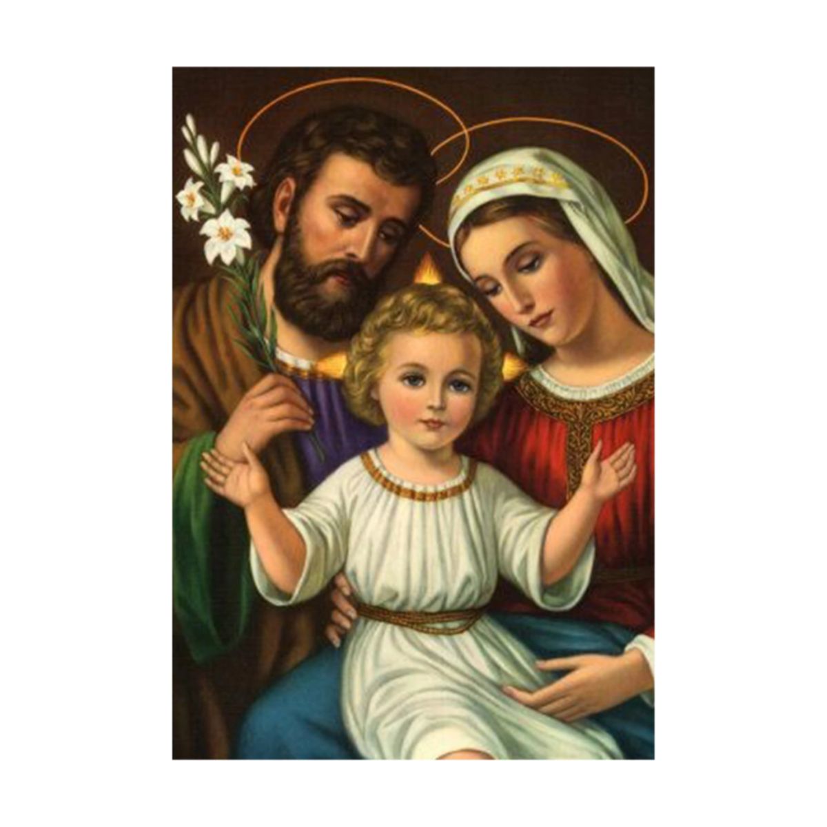 Kit de Pintura com Diamante 42x60cm - Santa Família