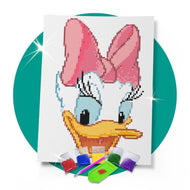 Kit de Pintura com Diamante 21x30cm - Linda Margarida