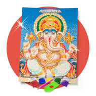 Kit de Pintura com Diamante 42x60cm - Ganesha