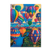 Kit de Pintura com Diamante 30x42cm - Passeio dos Balões Coloridos