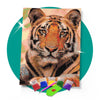 Kit de Pintura com Diamante 30x42cm - Olhar Felino