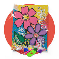 Kit de Pintura com Diamante 30x42cm - Flor e Cor