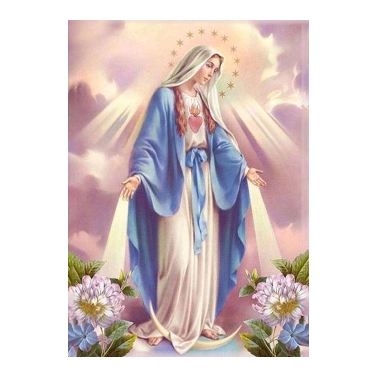 Kit de Pintura com Diamante 42x60cm - Nossa Senhora