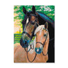 Kit de Pintura com Diamante 42x60cm - Casal de Cavalos
