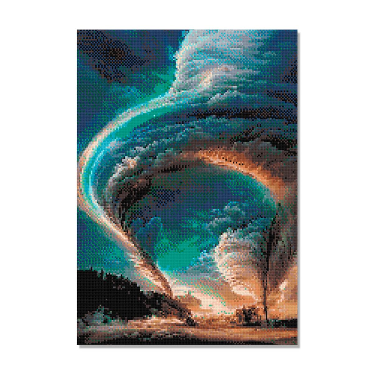 Kit de Pintura com Diamante 42x60cm - Furacão