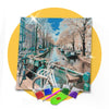 Kit de Pintura com Diamante 60x60cm - Linda Amsterdam