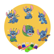 Kit de Pintura com Diamante Stickers - Stitch