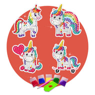 Kit de Pintura com Diamante Stickers - Unicórnios
